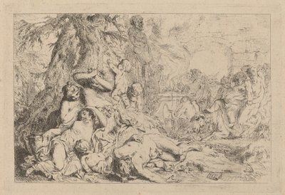 La marcha de Sileno de Louis Felix de la Rue