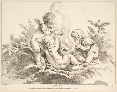 Invierno de Louis Felix de la Rue