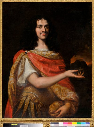 Retrato de un comediante de la compañía de Molière (óleo sobre lienzo) de Louis Ferdinand (c.1612 89) Elle