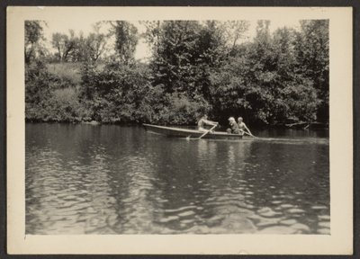 [Regata en el río Rogue] de Louis Fleckenstein