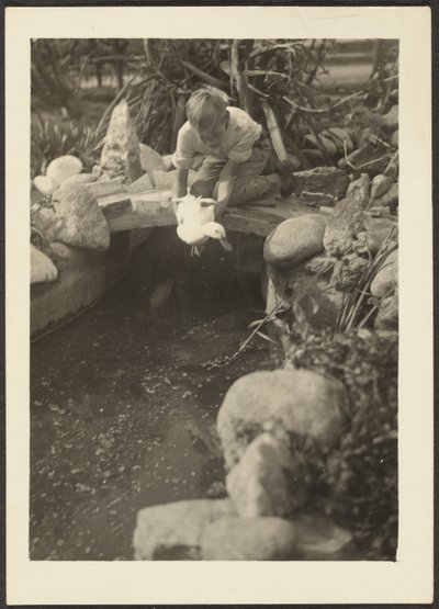 [Niño y Pato] de Louis Fleckenstein