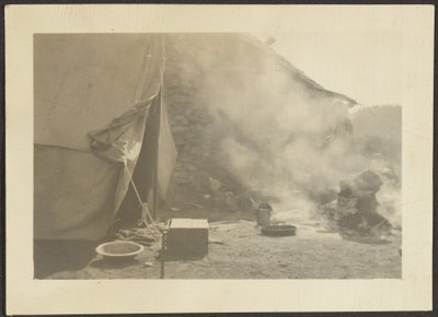 [Escena de campamento] de Louis Fleckenstein