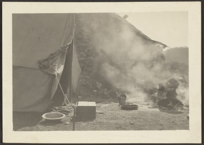 [Escena de campamento] de Louis Fleckenstein