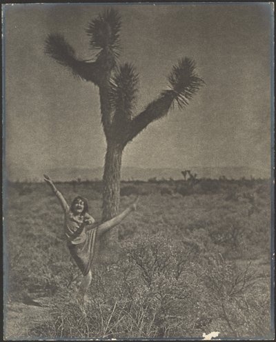 [Bailarina en Joshua Tree] de Louis Fleckenstein