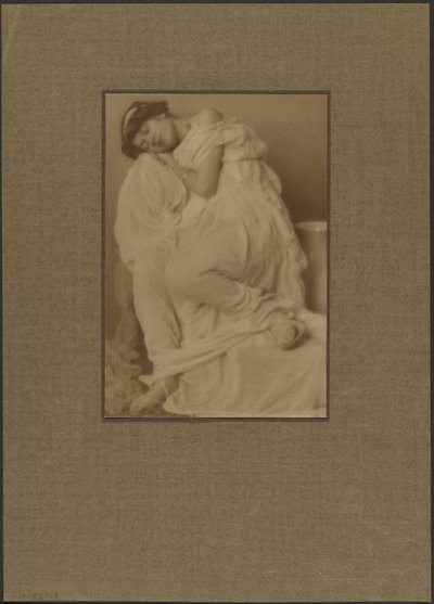 Modelo drapeado, durmiendo de Louis Fleckenstein