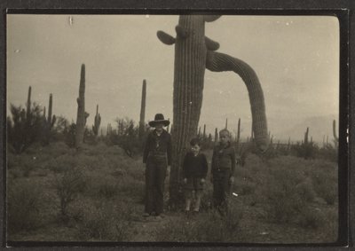 [Figuras con cactus] de Louis Fleckenstein