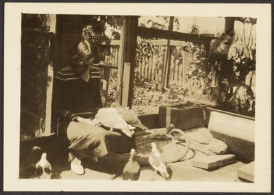 [Florencia y las palomas] de Louis Fleckenstein