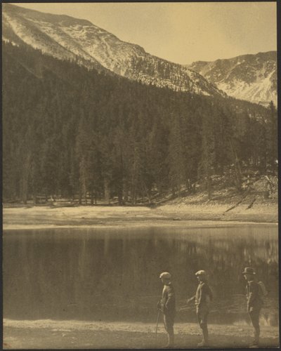 Lago cerca del monte Gorgonio de Louis Fleckenstein