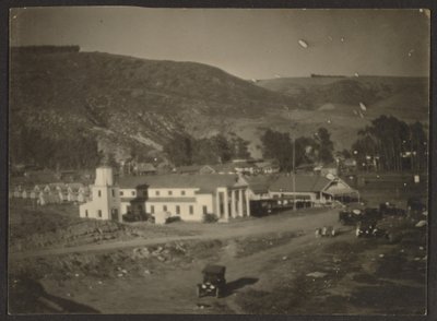 [Paisaje con edificios] de Louis Fleckenstein