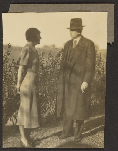 [Hombre y mujer en el seto] de Louis Fleckenstein