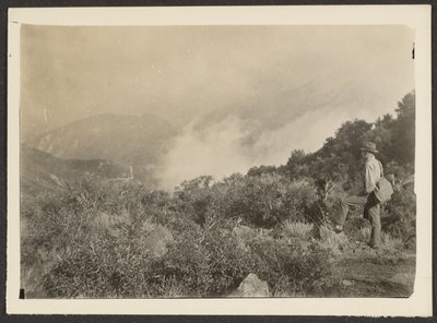 [Hombre en un paisaje] de Louis Fleckenstein