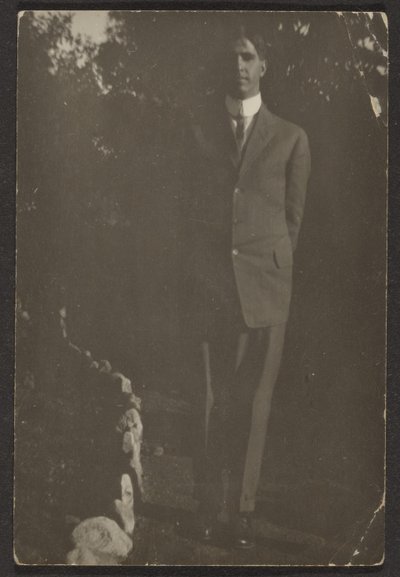 [Hombre en el camino] de Louis Fleckenstein
