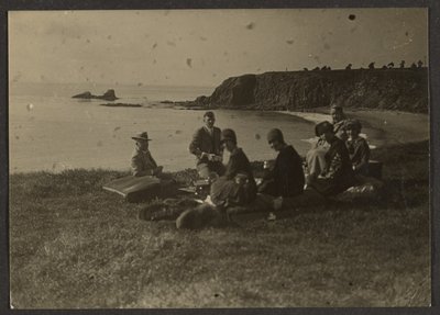 [Picnic junto al océano] de Louis Fleckenstein