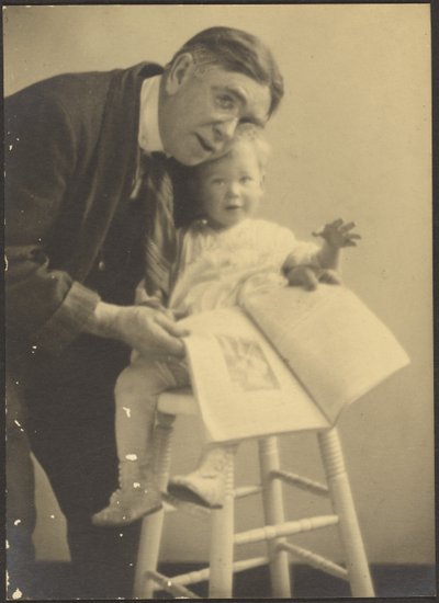 [Retrato de Fleckenstein y su nieto] de Louis Fleckenstein