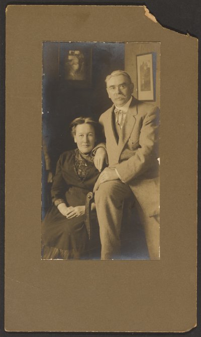 [Retrato de Fleckenstein y su esposa] de Louis Fleckenstein