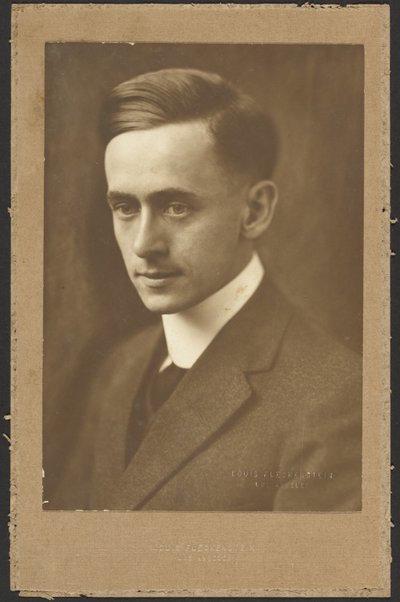 [Retrato de un hombre con cuello alto] de Louis Fleckenstein