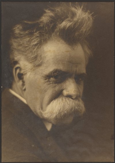 [Retrato de un hombre con gran bigote] de Louis Fleckenstein