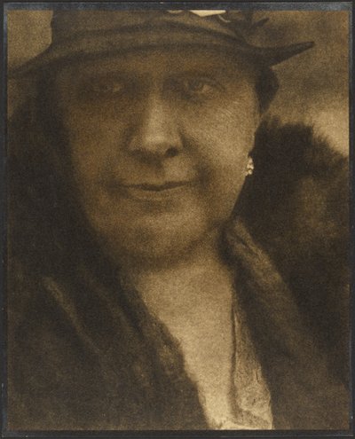 [Retrato de mujer con pendiente de diamante] de Louis Fleckenstein
