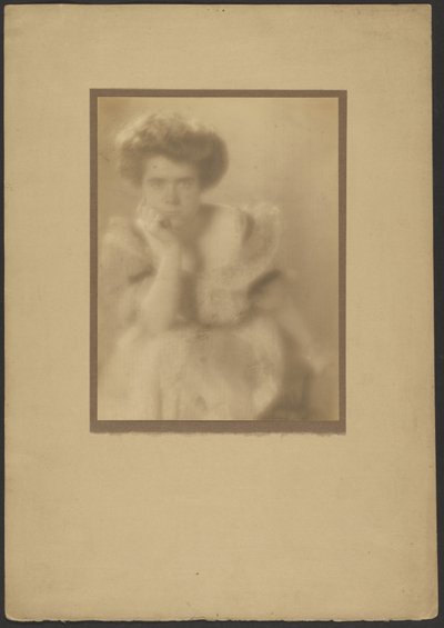 [Retrato de una mujer con tupé] de Louis Fleckenstein