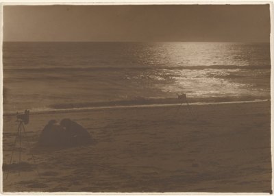 [Paisaje marino con dos cámaras] de Louis Fleckenstein