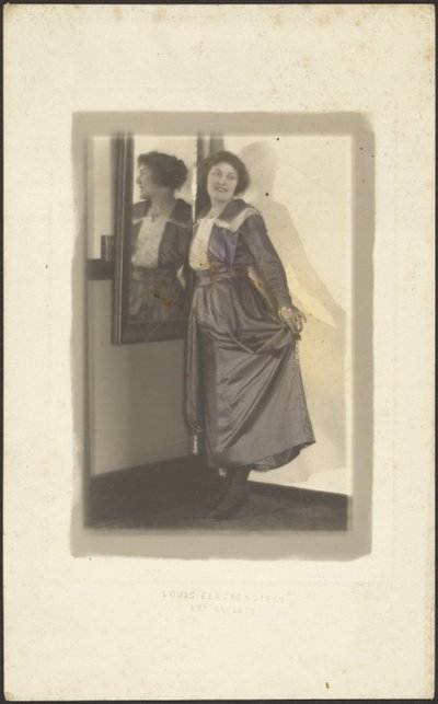 [La mujer y su reflejo] de Louis Fleckenstein