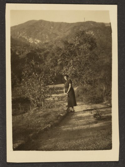 [Mujer en el camino] de Louis Fleckenstein