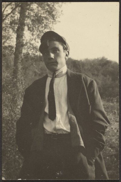 [Joven en el campo] de Louis Fleckenstein