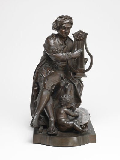 George Frideric Handel como Apolo de Louis Francois (after) Roubiliac