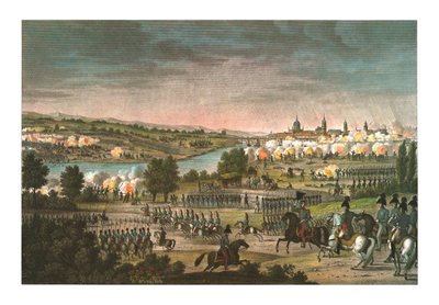 Batalla de Dresde, 26 de agosto de 1813, c. 1850 de Louis Francois Couche