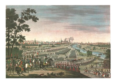 Entrada de los franceses en Moscú, 14 de septiembre de 1812, c. 1850 de Louis Francois Couche