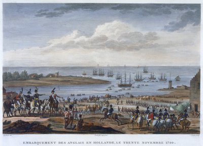 El embarque de los ingleses en Holanda, 30 de noviembre de 1799 de Louis Francois Couche