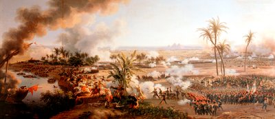 Batalla de las Pirámides, Egipto, 21 de julio de 1798 de Louis Francois Lejeune