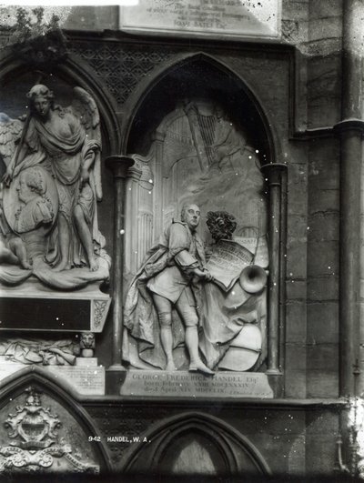 Monumento a Handel, 1762 de Louis Francois Roubilliac