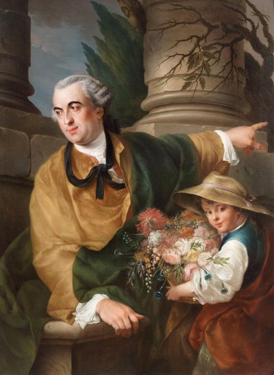 Retrato de Charles Claude Flahaut de La Billarderie, conde de Angiviller de Louis Gabriel Blanchet