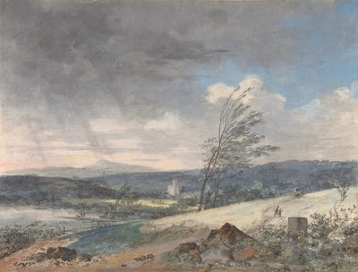 Paisaje barrido por el viento, n.d. de Louis Gabriel Moreau