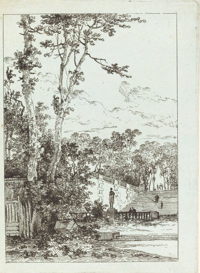 Parque abandonado de Louis Gabriel Moreau the Elder