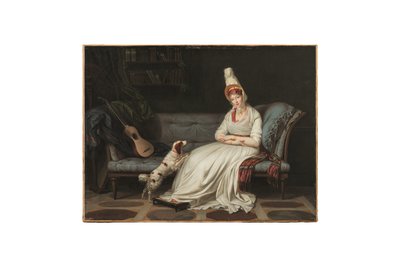 Retrato de Elizabeth, Lady Webster, más tarde Lady Holland (1771-1845), c.1795 (óleo sobre lienzo) de Louis Gauffier