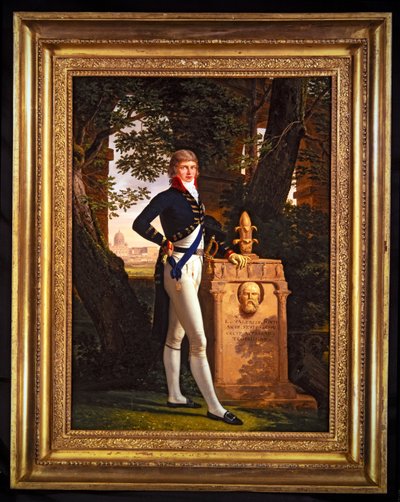 Retrato del príncipe Augusto Federico, posteriormente duque de Sussex (óleo sobre lienzo) de Louis Gauffier