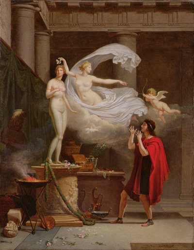 Pigmalión y Galatea de Louis Gauffier