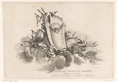 Cartel con objetos agrícolas
X Suitte De Cartels Et Trophées (título de la serie en el objeto)
IIe Volume De l