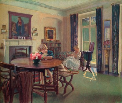 Un interior de junio, c. 1923 de Louis Ginnett
