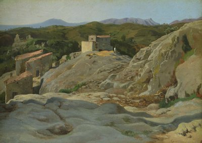 Pueblo italiano de Louis Gurlitt