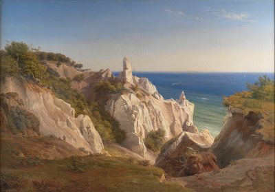 Los acantilados de la isla de Mon de Louis Gurlitt