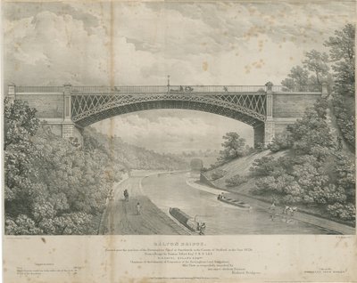 Puente de Calton: litografía en zinc, nd [1826] de Louis Haghe