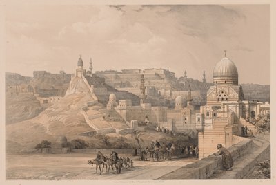 Egipto y Nubia: Volumen III - No. 34, La Ciudadela de El Cairo, Residencia de Mehemet Ali, 1838 de Louis Haghe