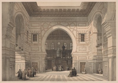 Egipto y Nubia: Volumen III - No. 36, Interior de la Mezquita del Sultán El Ghoree de Louis Haghe