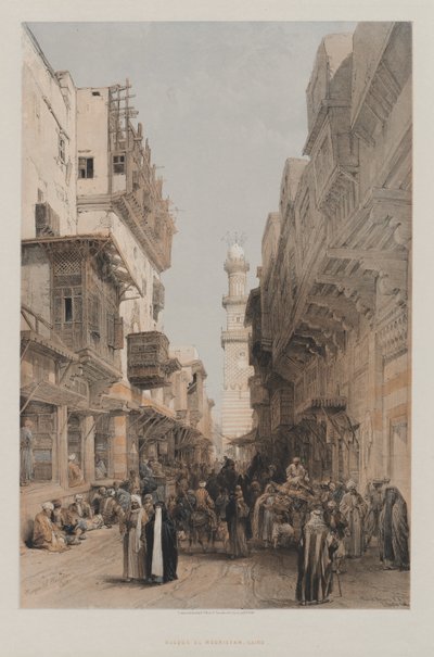 Egipto y Nubia, Volumen III: Mezquita el Mooristan, El Cairo de Louis Haghe