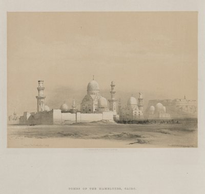 Egipto y Nubia, Volumen III: Tumbas de los Memlooks, El Cairo de Louis Haghe
