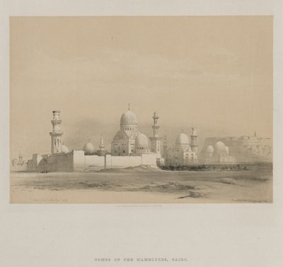 Egipto y Nubia, Volumen III: Tumbas de los Memlooks, El Cairo, 1849 de Louis Haghe