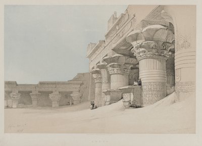 Egipto y Nubia, Volumen II: Edfou de Louis Haghe